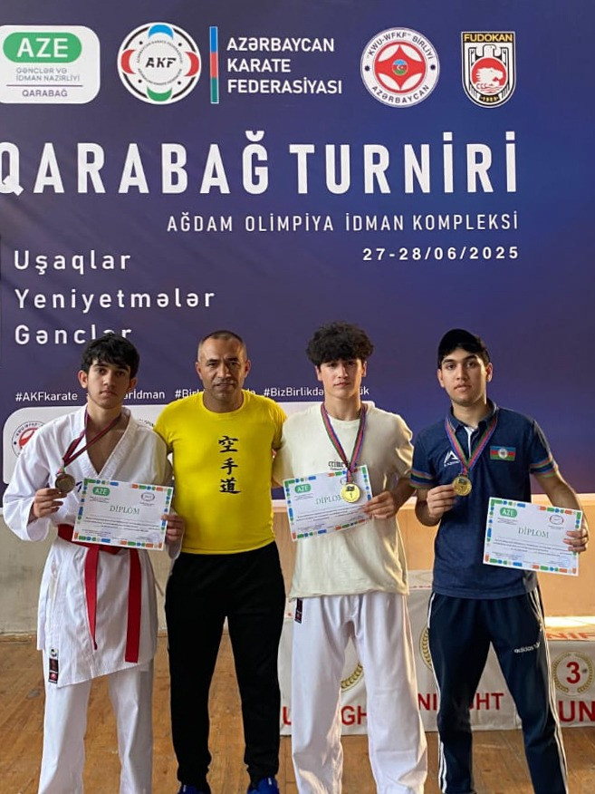 Naxçıvandan 4 karateçi Qarabağ turnirində qalib olub<font color=red> - FOTOLAR</font>