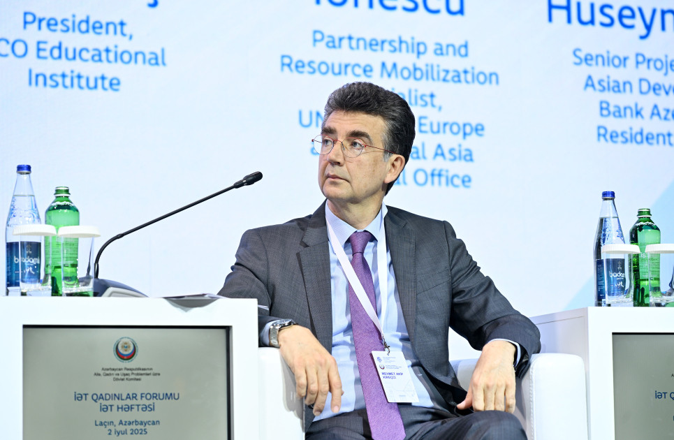 Laçında "İqlimə dayanıqlılıq üçün insan inkişafında qadınların rolu" mövzusunda panel sessiya keçirilib<font color=red> - FOTOLAR</font>