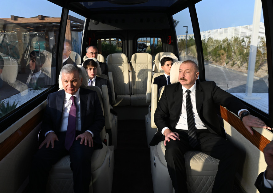 Azərbaycan və Özbəkistan prezidentləri “Sea Breeze” istirahət mərkəzində olublar <font color=red> - FOTOLAR</font>