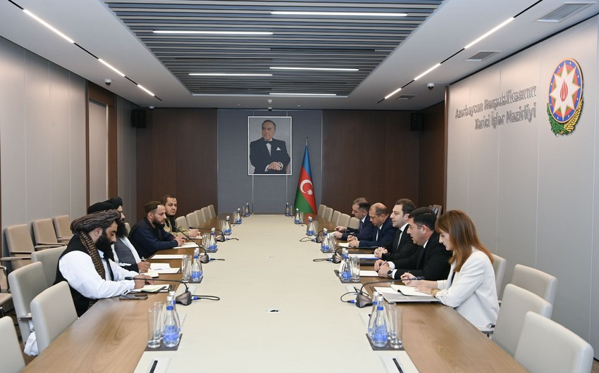 Elnur Məmmədov əfqanıstanlı həmkarı ilə görüşüb, əməkdaşlıq sahələrini müzakirə edib<font color=red> - FOTOLAR</font>