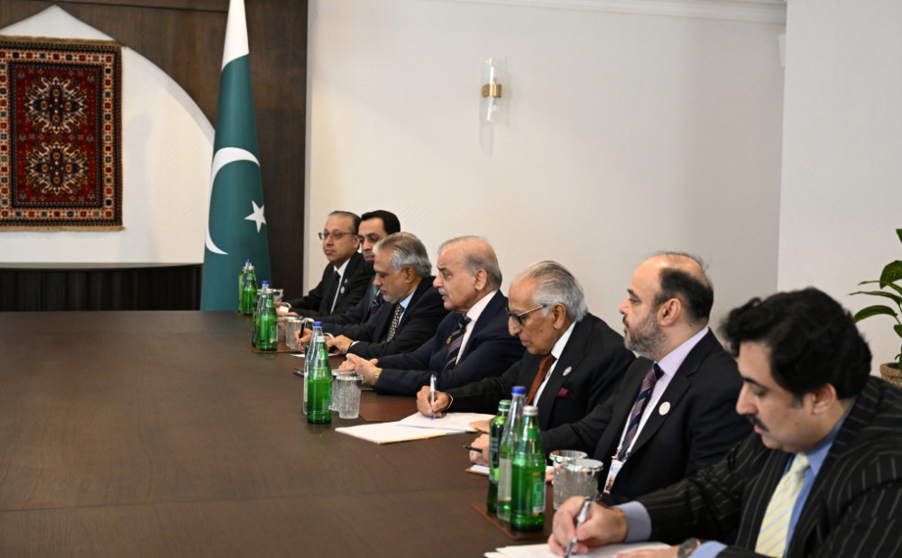 Azərbaycan Prezidenti İlham Əliyev Xankəndidə Pakistanın Baş naziri ilə görüşüb<font color=red> - FOTOLAR</font>