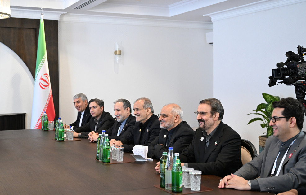 Xankəndidə Azərbaycan Prezidenti İlham Əliyevlə İran Prezidenti Məsud Pezeşkianın görüşü keçirilir<font color='red'> - YENİLƏNƏCƏK</font><font color=red> - FOTOLAR</font>