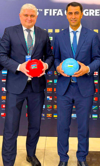 Azərbaycan və Özbəkistan U-20 dünya çempionatının keçirilməsi üçün birgə namizədliklərini irəli sürüblər<font color=red> - FOTOLAR</font>