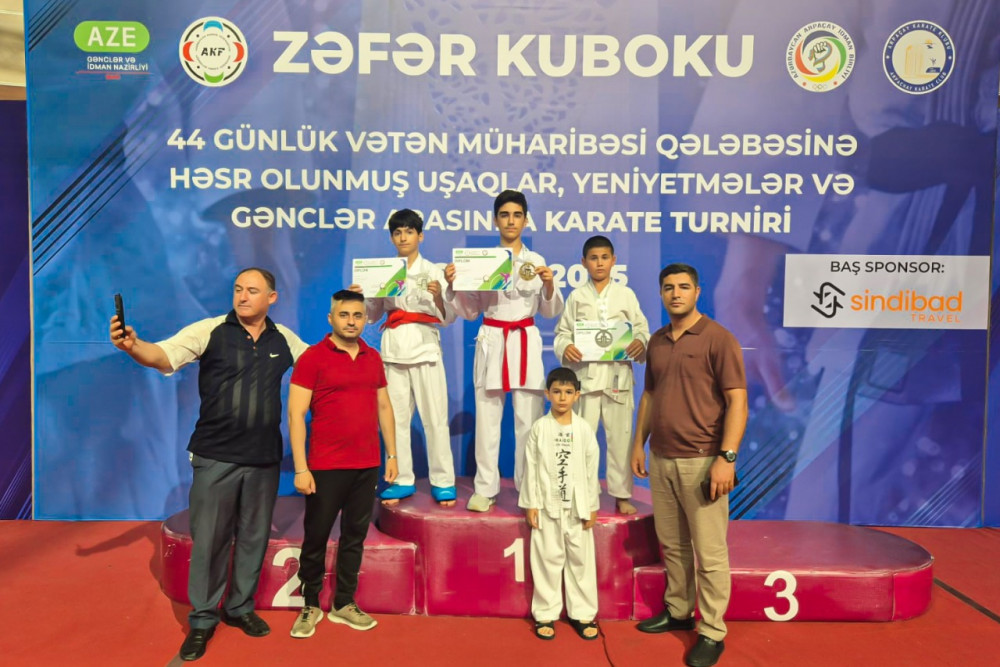 Naxçıvan karateçiləri “Zəfər Kuboku”nda 14 medal qazanıblar<font color=red> - FOTOLAR</font>