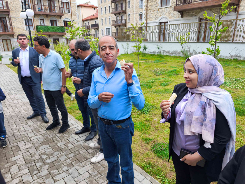 Mərakeşli jurnalistlər Xankəndi və Şuşada olublar<font color=red> - FOTOLAR</font>