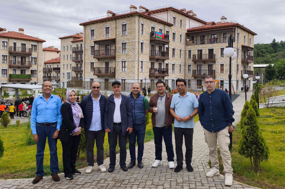 Mərakeşli jurnalistlər Xankəndi və Şuşada olublar<font color=red> - FOTOLAR</font>