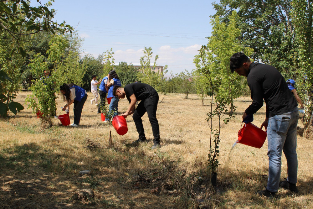 Naxçıvanda növbəti dəfə  “SUVAR!” aksiyası keçirilib<font color=red> - FOTOLAR</font>