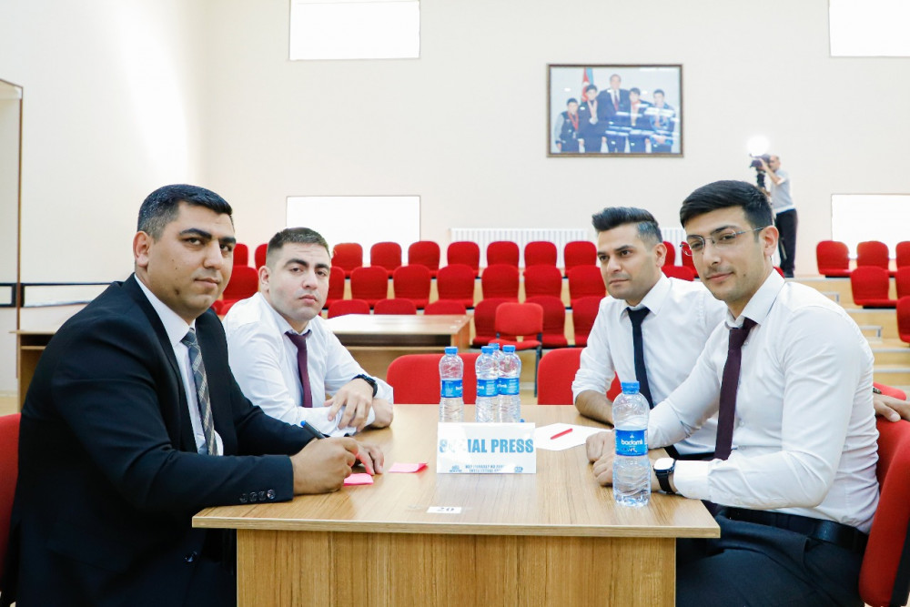 Naxçıvanda media nümayəndələri arasında intellekt yarışı keçirilib <font color=red> - FOTOLAR</font>