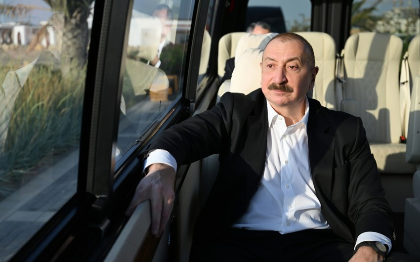 İlham Əliyev və Qurbanqulu Berdiməhəmmədov “Sea Breeze”də olublar<font color=red> - FOTOLAR</font>