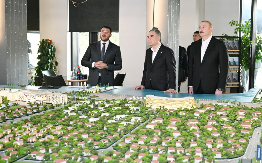 İlham Əliyev və Qurbanqulu Berdiməhəmmədov “Sea Breeze”də olublar<font color=red> - FOTOLAR</font>