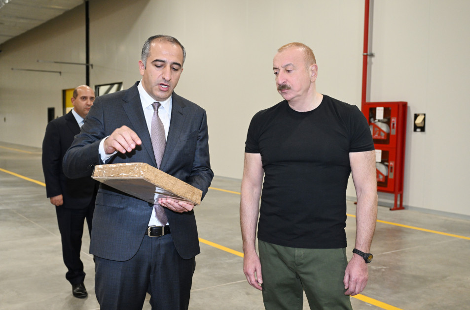 Prezident İlham Əliyev Ağdam Sənaye Parkında tütün məmulatlarının istehsalı müəssisəsinin açılışında iştirak edib<font color=red> - FOTOLAR</font>