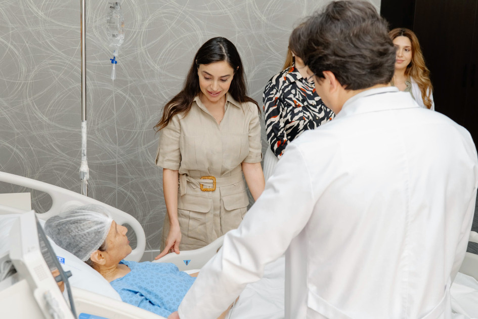Heydər Əliyev Fondunun vitse-prezidenti Leyla Əliyeva “Məlhəm Hospital”ı ziyarət edib<font color=red> - FOTOLAR</font>