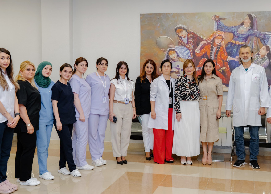 Heydər Əliyev Fondunun vitse-prezidenti Leyla Əliyeva “Məlhəm Hospital”ı ziyarət edib<font color=red> - FOTOLAR</font>