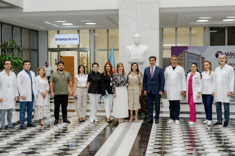 Heydər Əliyev Fondunun vitse-prezidenti Leyla Əliyeva “Məlhəm Hospital”ı ziyarət edib<font color=red> - FOTOLAR</font>
