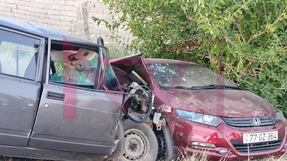 Naxçıvanda yol-nəqliyyat hadisəsi baş verib<font color=red> - FOTOLAR</font>