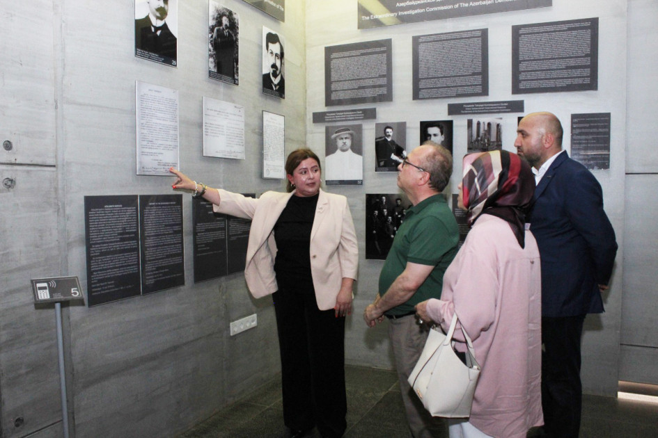 Türkiyə səfiri Quba Soyqırımı Memorial Kompleksini ziyarət edib<font color=red> - FOTOLAR</font>