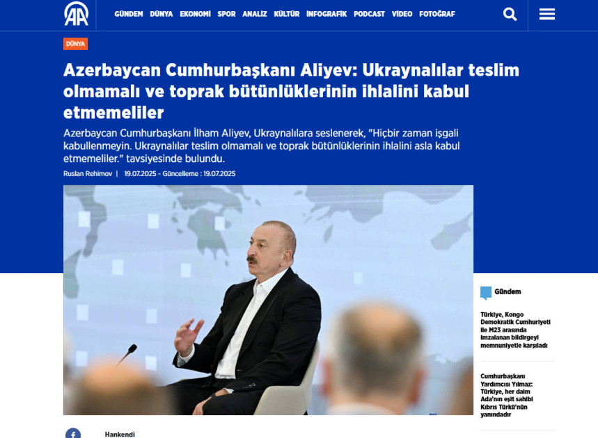 Prezident İlham Əliyevin III Qlobal Media Forumunda çıxışı dünya mətbuatının diqqət mərkəzindədir<font color=red> - FOTOLAR</font>