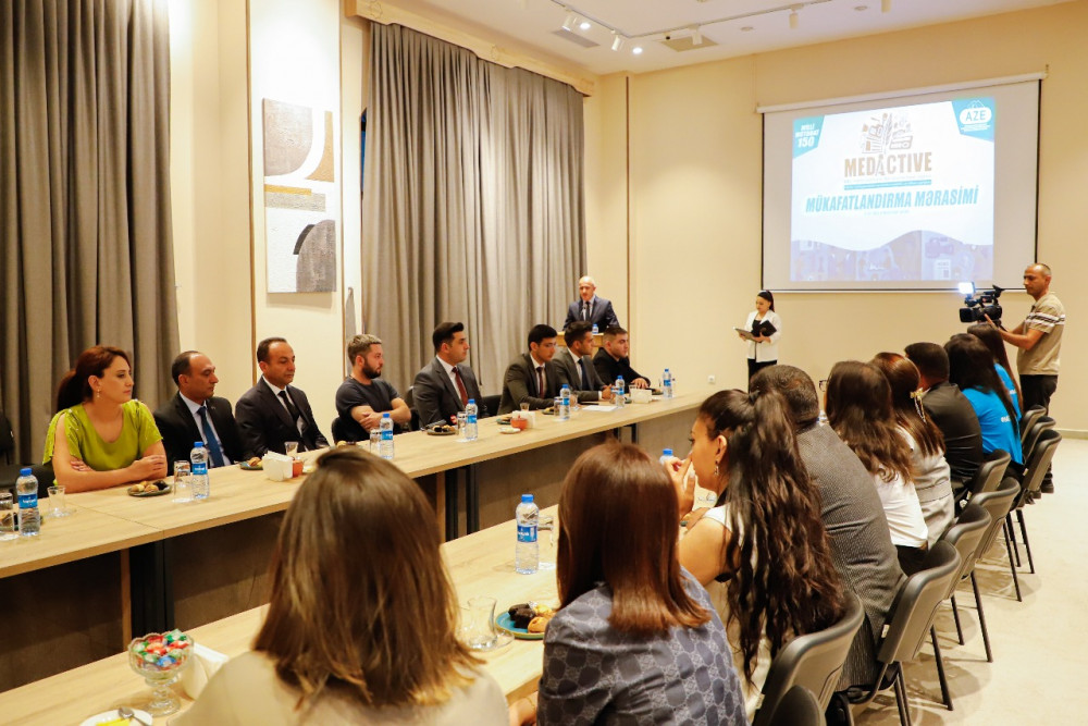 Naxçıvanda “Media-aktiv” layihəsinin bağlanış və mükafatlandırma mərasimi keçirilib<font color=red> - FOTOLAR</font>