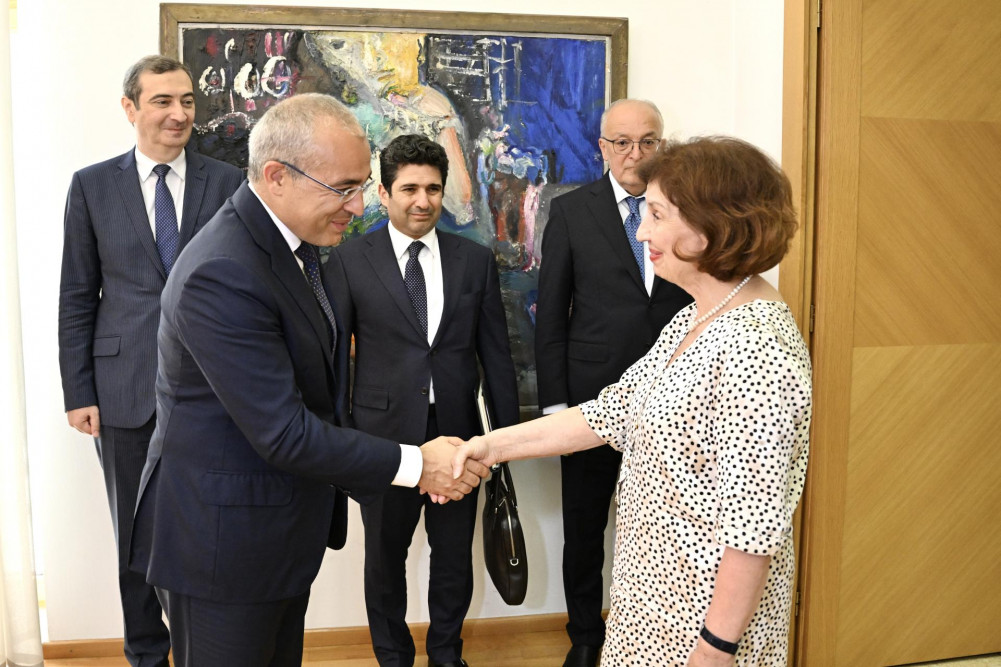 Şimali Makedoniya Prezidenti Mikayıl Cabbarovu qəbul edib<font color=red> - FOTOLAR</font>
