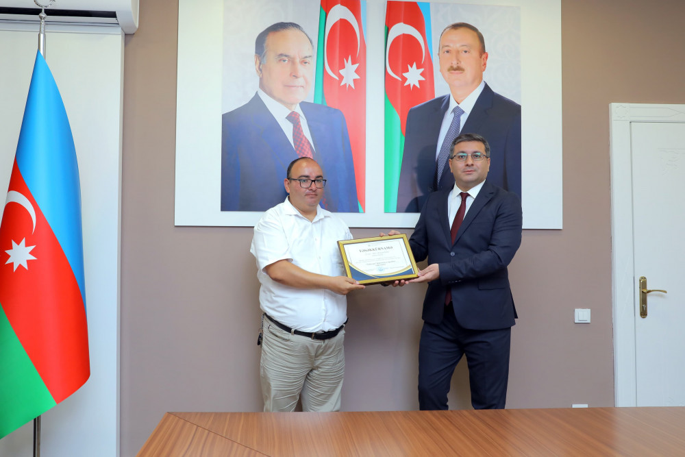 İqtisadiyyat Nazirliyində milli mətbuatın 150 illik yubileyinə həsr olunmuş tədbir keçirilib<font color=red> - FOTOLAR</font>