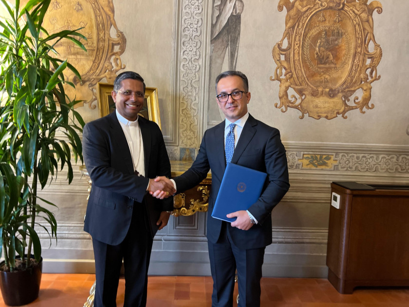 Azərbaycanla Vatikan arasında dinlərarası dialoq sahəsində anlaşma memorandumu imzalanıb<font color=red> - FOTOLAR</font>