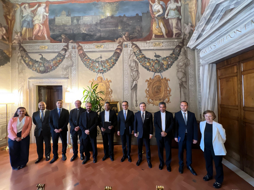 Azərbaycanla Vatikan arasında dinlərarası dialoq sahəsində anlaşma memorandumu imzalanıb<font color=red> - FOTOLAR</font>