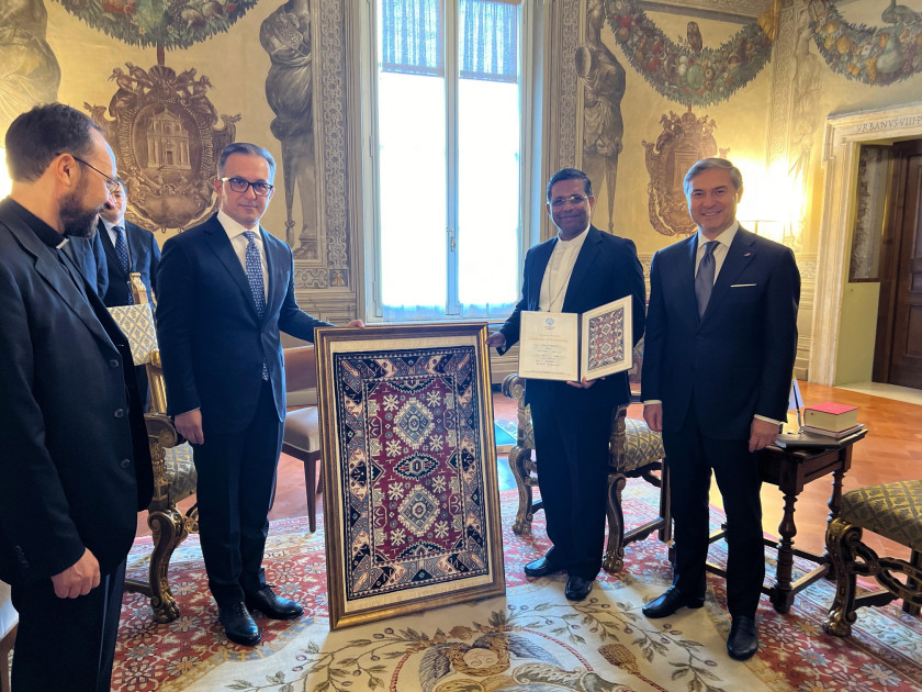 Azərbaycanla Vatikan arasında dinlərarası dialoq sahəsində anlaşma memorandumu imzalanıb<font color=red> - FOTOLAR</font>