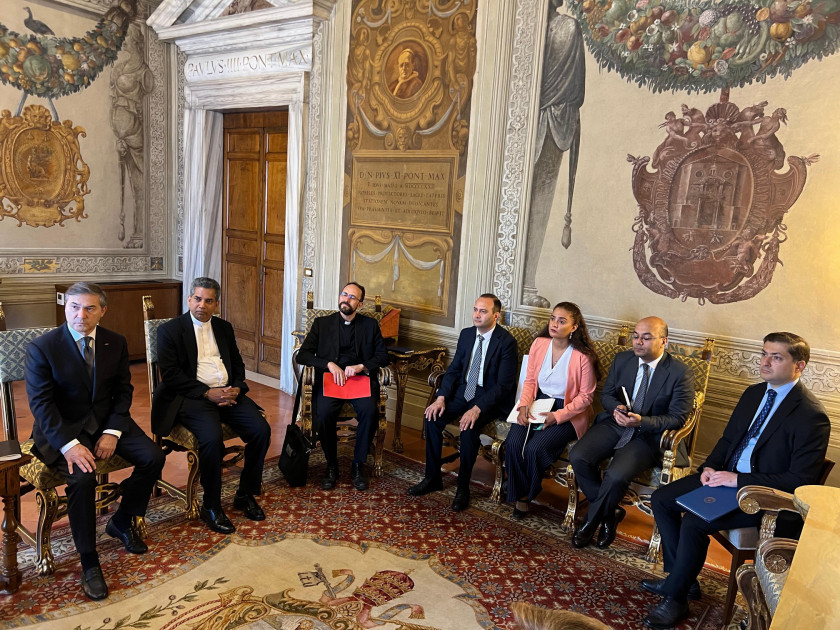 Azərbaycanla Vatikan arasında dinlərarası dialoq sahəsində anlaşma memorandumu imzalanıb<font color=red> - FOTOLAR</font>