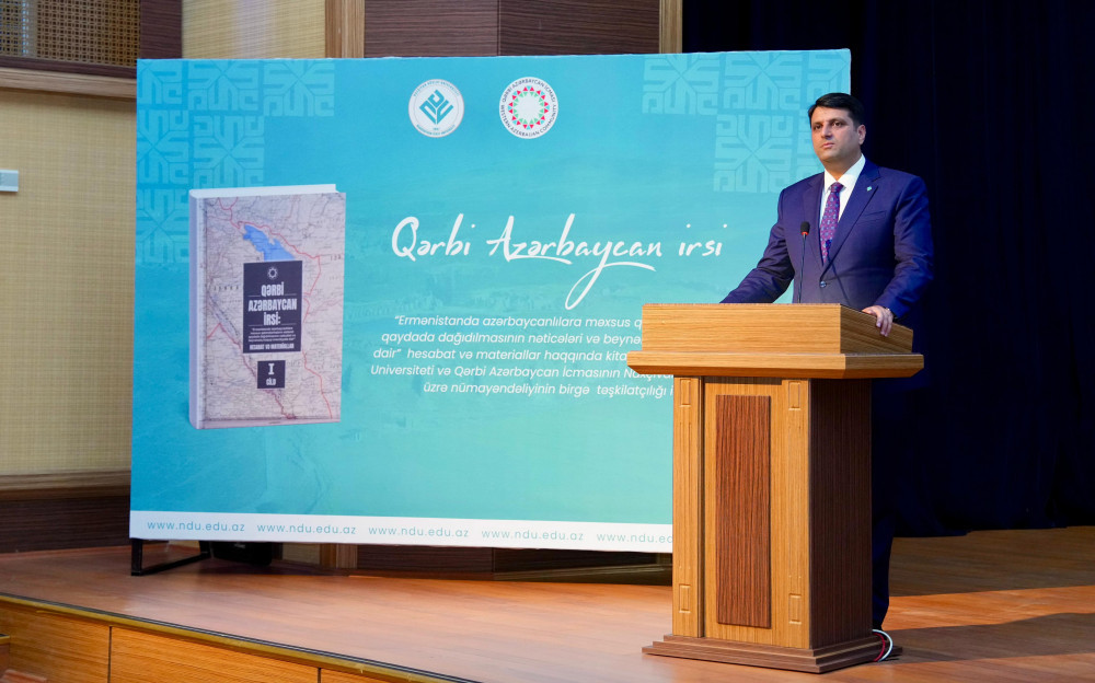Naxçıvanda “Qərbi Azərbaycan irsi” kitabının I cildinin yekun təqdimatı olub<font color=red> - FOTOLAR</font>