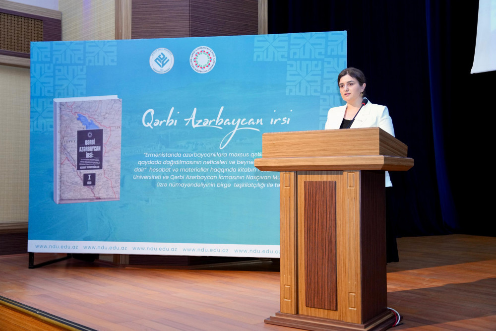 Naxçıvanda “Qərbi Azərbaycan irsi” kitabının I cildinin yekun təqdimatı olub<font color=red> - FOTOLAR</font>