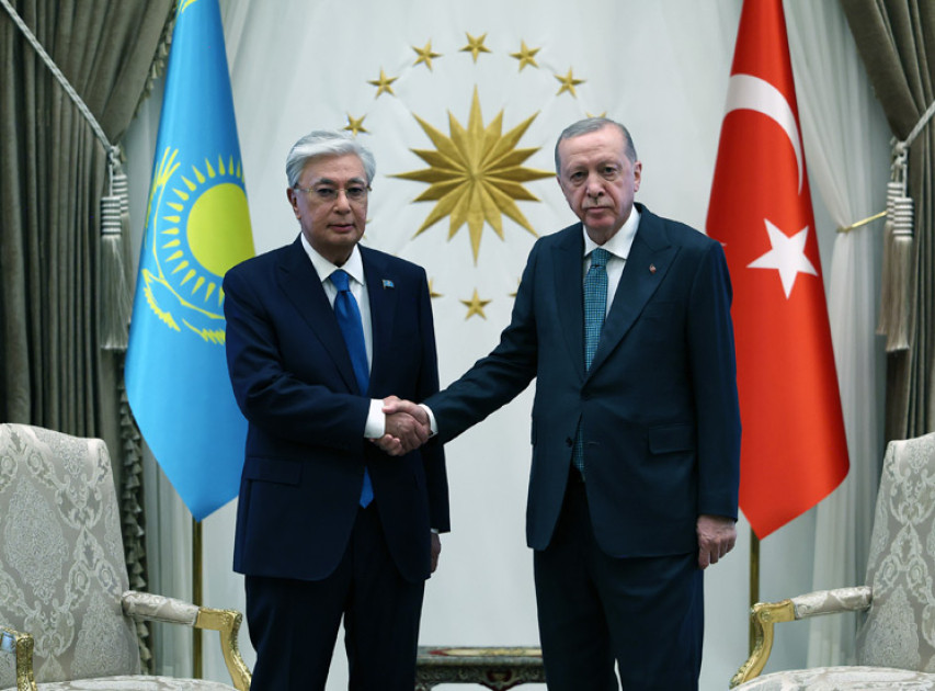Türkiyə və Qazaxıstan liderləri Ankarada danışıqlar aparırlar<font color=red> - FOTOLAR</font>