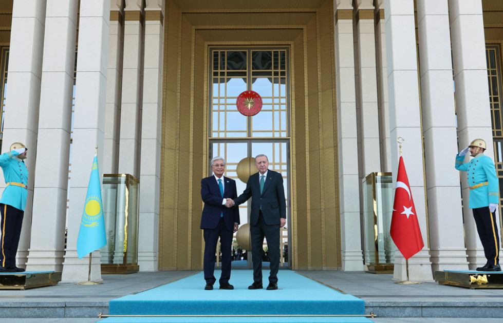Türkiyə və Qazaxıstan liderləri Ankarada danışıqlar aparırlar<font color=red> - FOTOLAR</font>