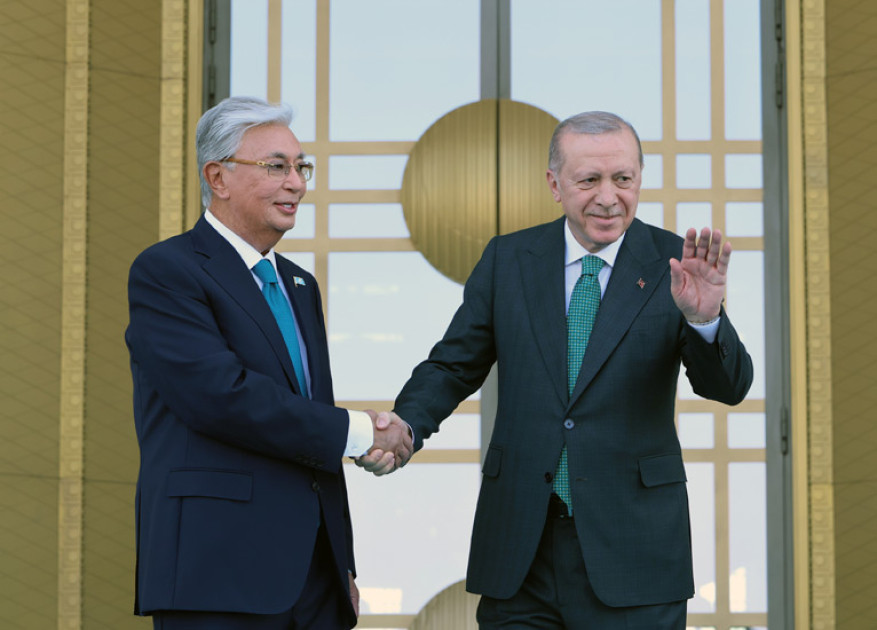 Türkiyə və Qazaxıstan liderləri Ankarada danışıqlar aparırlar<font color=red> - FOTOLAR</font>