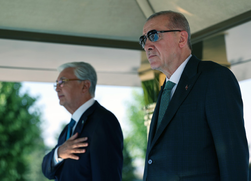Türkiyə və Qazaxıstan liderləri Ankarada danışıqlar aparırlar<font color=red> - FOTOLAR</font>