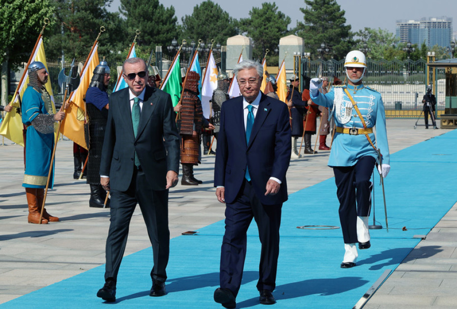 Türkiyə və Qazaxıstan liderləri Ankarada danışıqlar aparırlar<font color=red> - FOTOLAR</font>