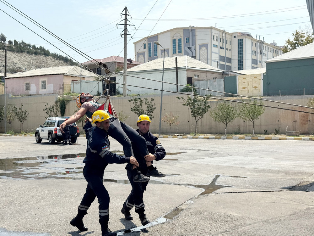 “Naxçıvan Taxıl Məhsulları” MMC-də mülki müdafiə qüvvələrinin hazırlığı yoxlanılıb <font color=red> - FOTOLAR</font>