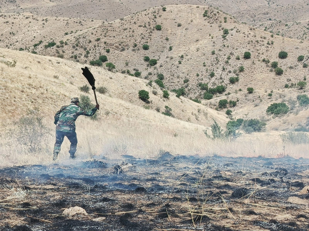 Naxçıvanda dünən və bu gün ərzində 7 yanğın hadisəsinə çıxış olub<font color=red> - FOTOLAR</font>