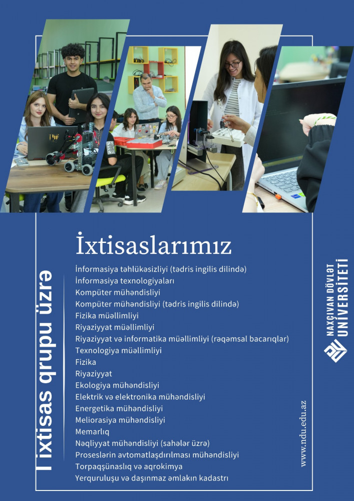 Gələcəyinizi Naxçıvan Dövlət Universiteti ilə qurun<font color=red> - FOTOLAR</font>
