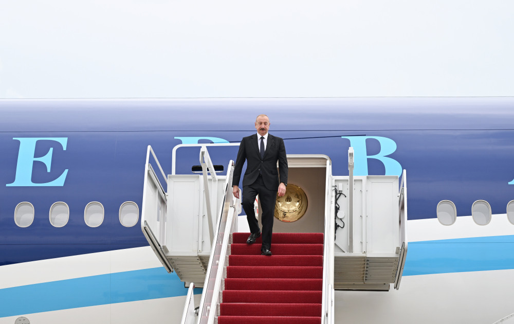 İlham Əliyev ABŞ-yə işgüzar səfər edib<font color=red> - FOTOLAR</font>