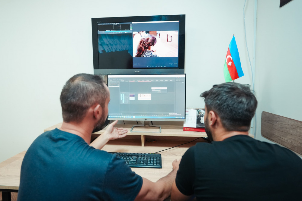 Naxçıvan televiziyasının əməkdaşları üçün peşəkar montaj təlimlərinə start verilib<font color=red> - FOTOLAR</font>