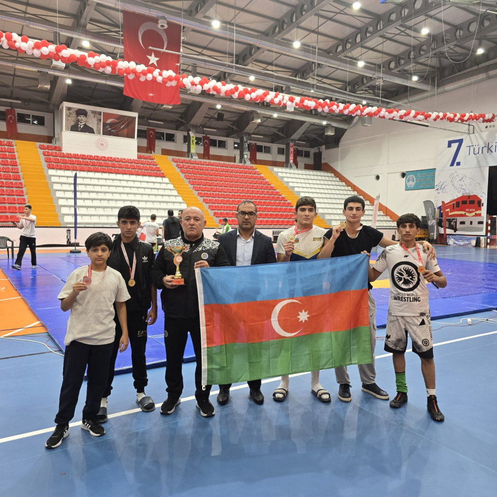 Naxçıvanlı güləşçilər Türkiyədə keçirilən “Ani Cup” turnirində 17 qızıl medal qazanıblar<font color=red> - FOTOLAR</font>