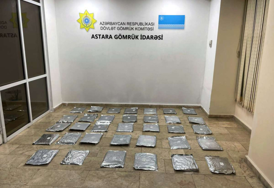 Azərbaycan gömrükçüləri 30 kiloqramdan artıq narkotik vasitə aşkar ediblər<font color=red> - FOTOLAR</font>
