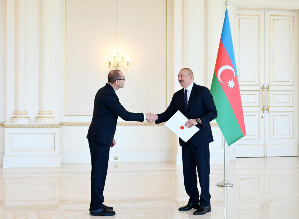 İlham Əliyev İsrailin Azərbaycandakı yeni səfirinin etimadnaməsini qəbul edib<font color=red> - FOTOLAR</font>