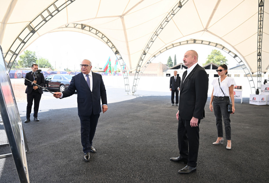 Gəncə şəhərində bazalt məhsullarının istehsalı müəssisəsinin təməli qoyulub<font color='red'> - YENİLƏNİB</font><font color=red> - FOTOLAR</font>