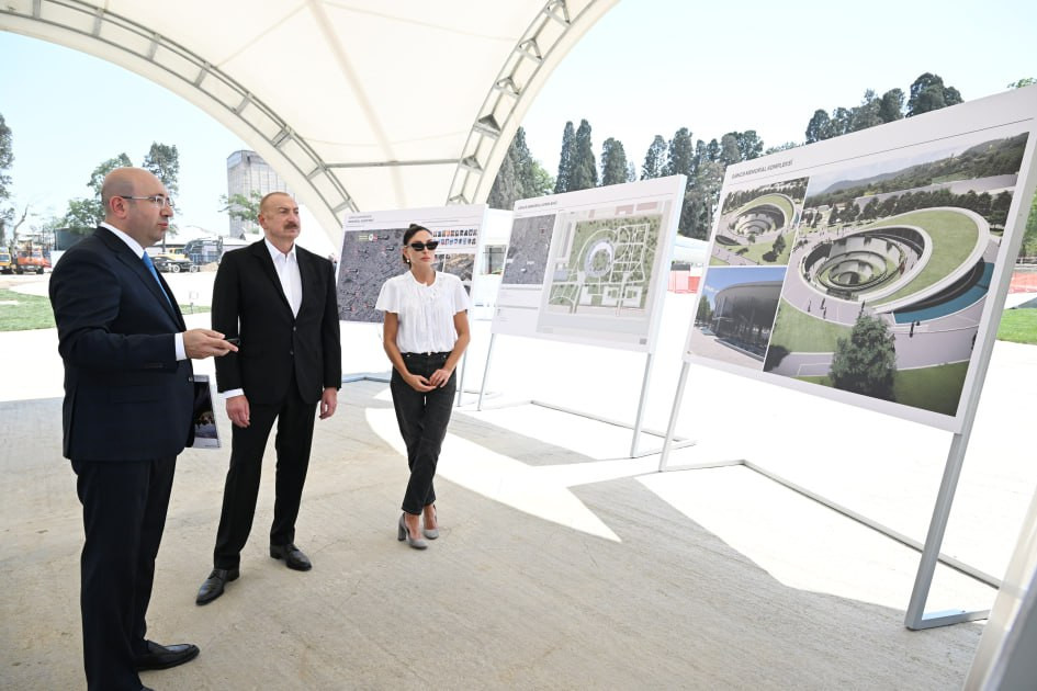 Gәncә Memorial Kompleksində görülən işlərlə tanışlıq<font color=red> - FOTOLAR</font>