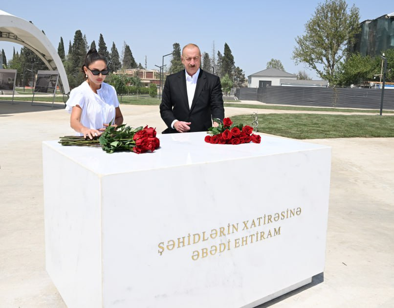 Gәncә Memorial Kompleksində görülən işlərlə tanışlıq<font color=red> - FOTOLAR</font>