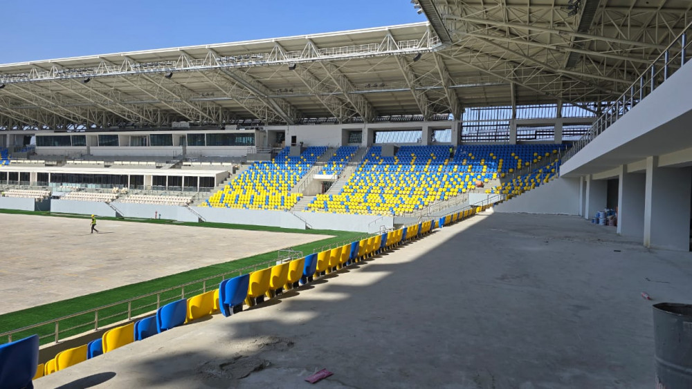 Gəncə şəhər stadionuna mediatur təşkil edilib<font color=red> - FOTOLAR</font>