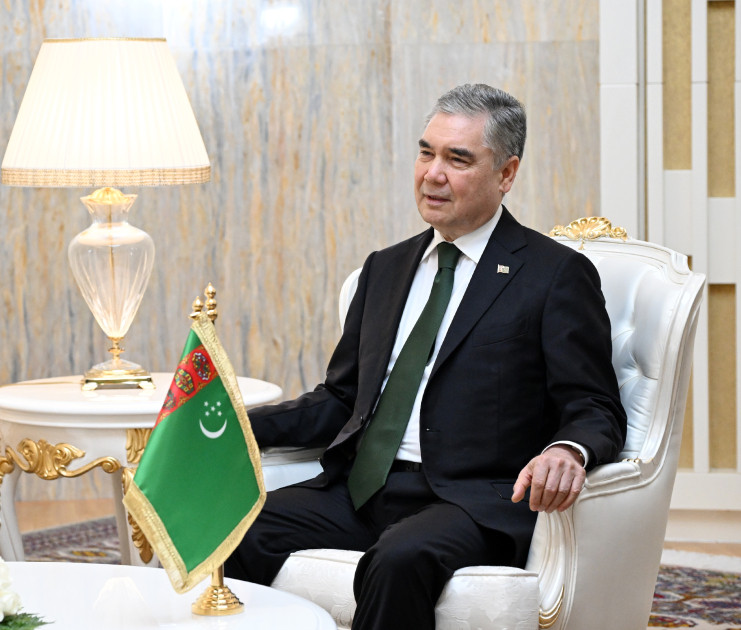 Azərbaycan Prezidenti İlham Əliyevin Türkmənistan Xalq Məsləhətinin sədri ilə təkbətək görüşü olub<font color=red> - FOTOLAR</font>