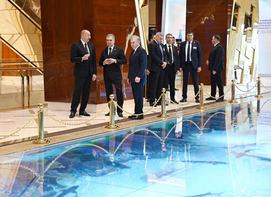 Türkmənistan, Azərbaycan və Özbəkistan arasında yüksəksəviyyəli görüş keçirilib <font color='red'> - YENİLƏNİB 2</font><font color=red> - FOTOLAR</font>