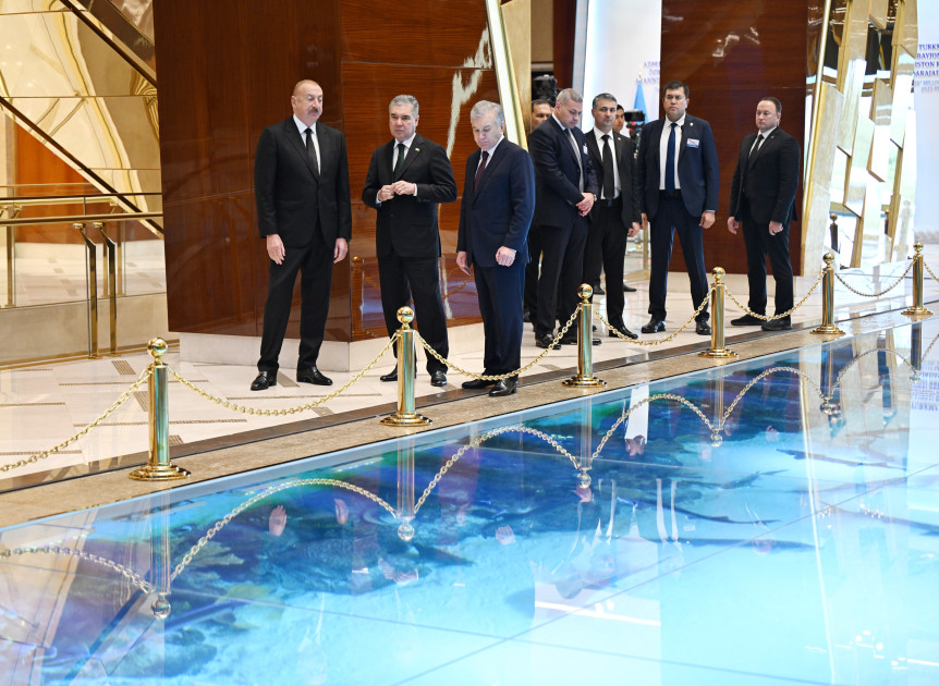 Türkmənistan, Azərbaycan və Özbəkistan arasında yüksəksəviyyəli görüş keçirilib <font color='red'> - YENİLƏNİB 2</font><font color=red> - FOTOLAR</font>